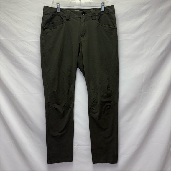 Arc’teryx Levon Pant Men’s 34 Green Cotton Nylon Blend Technical Outdoor Gear - Picture 1 of 10